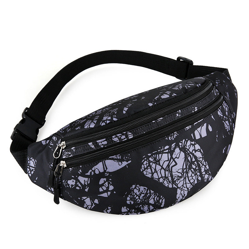 Riñonera elegante para mujer, impermeable y ligera, con múltiples bolsillos para guardar objetos durante los viajes.