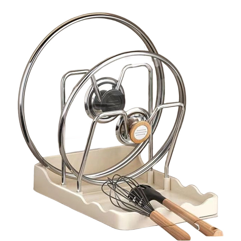 🔥 ¡50 % DE DESCUENTO! 🏠Tapa multifuncional para ollas y soporte para tablas de cortar