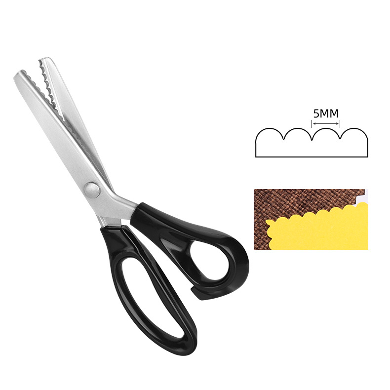 🔥✂️ Tijeras dentadas para tela, disponibles en 5 tamaños.