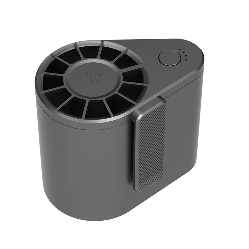 💨🌀 Nuevo mini ventilador portátil recargable por USB para exteriores, que se lleva en la cintura.