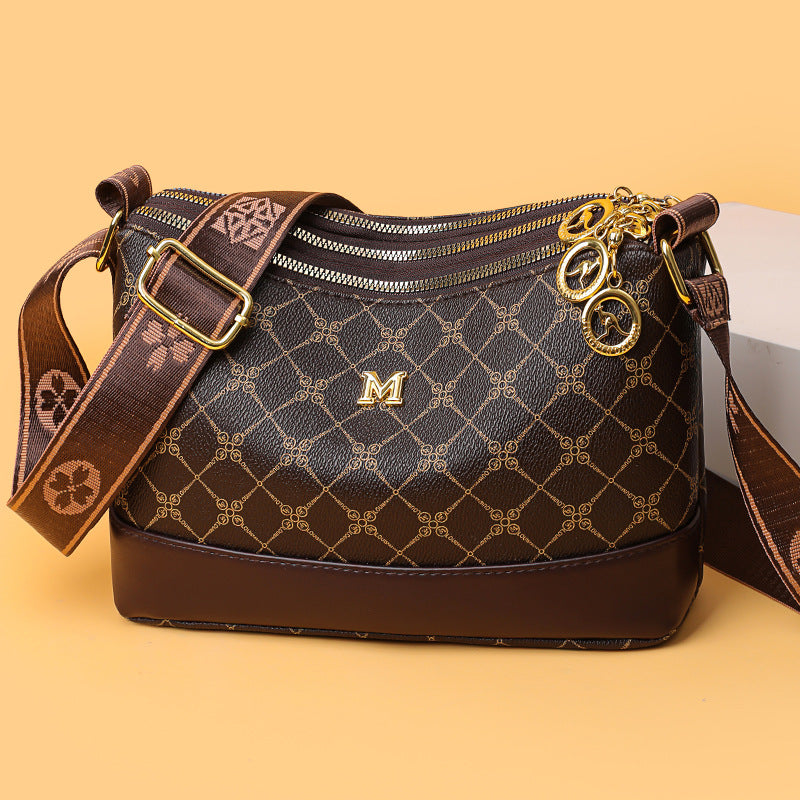 Bolso de hombro multicapa de moda para mujer, nuevo modelo 2026