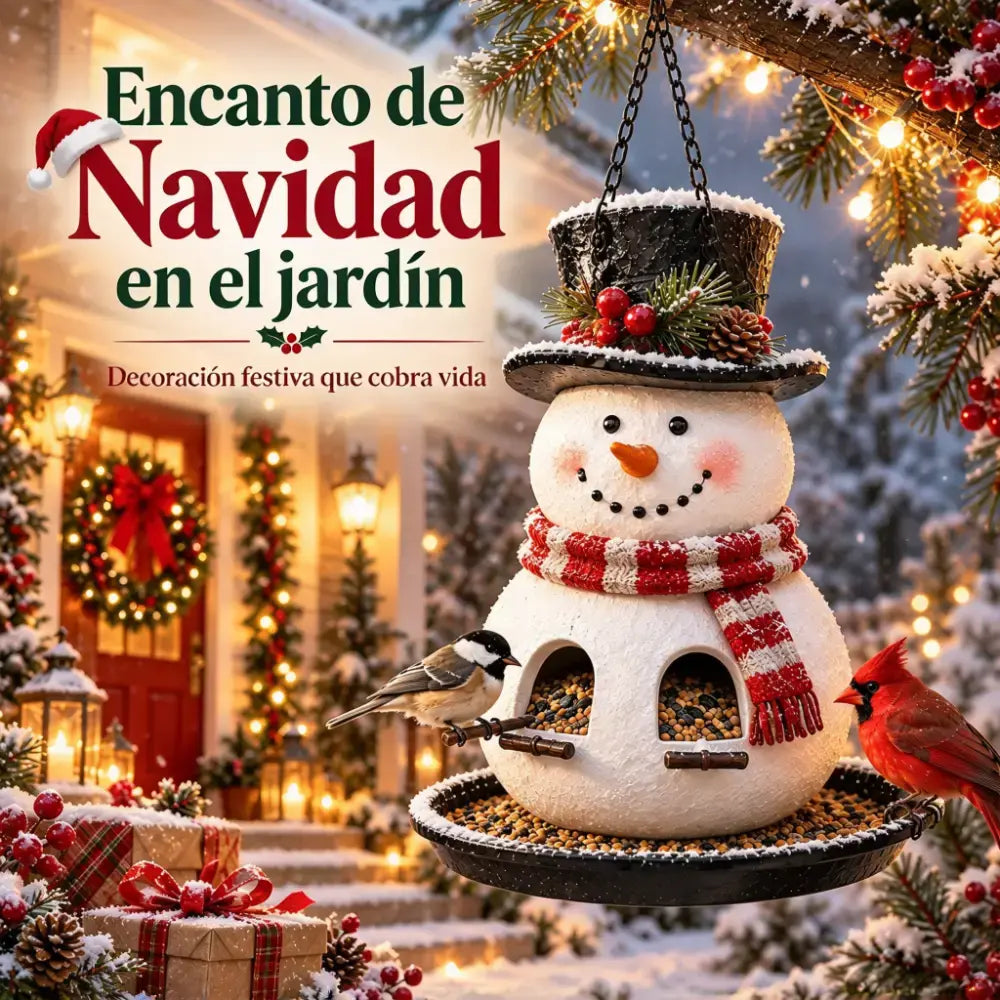 🎄🐦 Colección de comederos para pájaros navideños: comederos colgantes festivos para aves silvestres