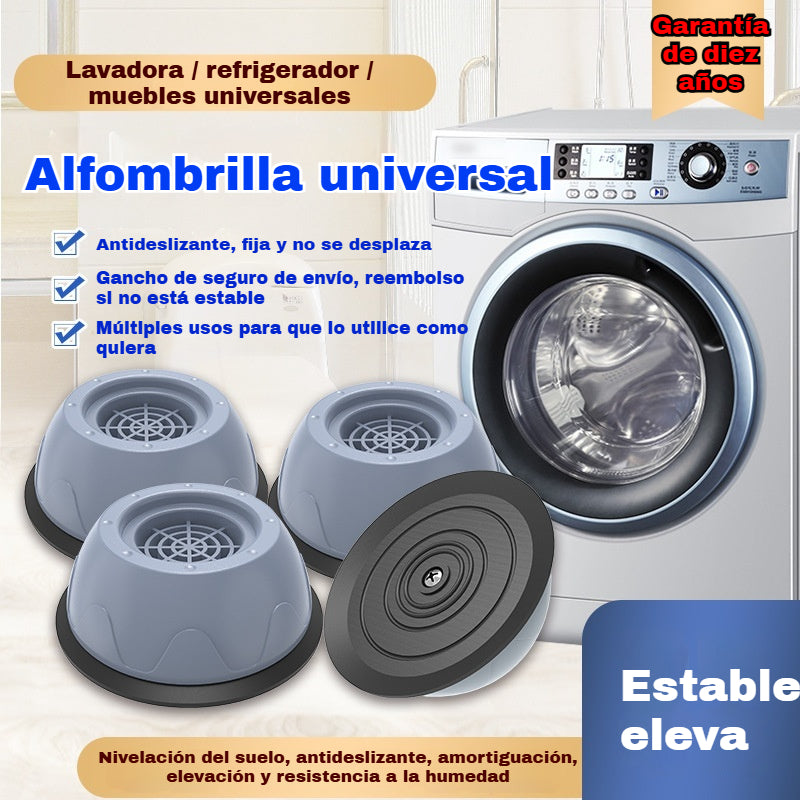 🏡【4 piezas】Proteja sus pisos y su tranquilidad. Alfombras estabilizadoras autonivelantes.