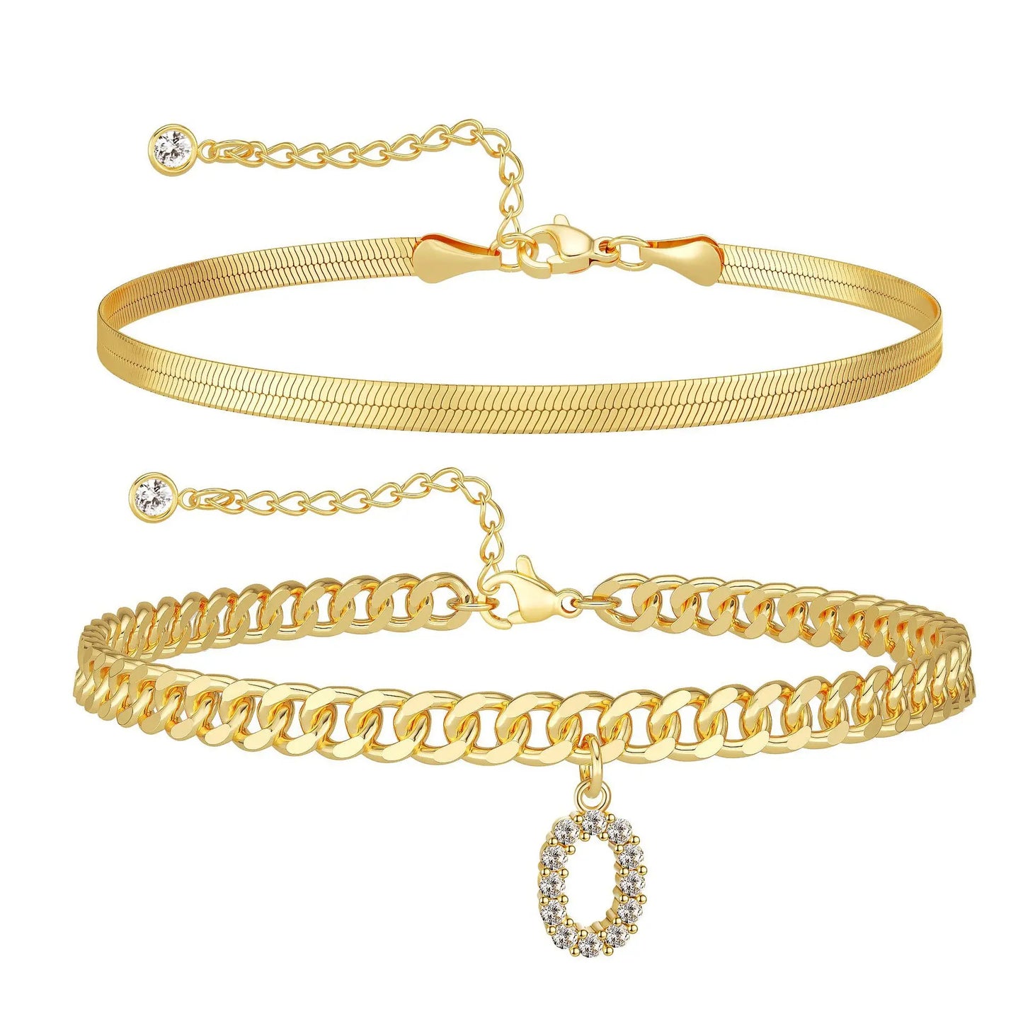 📿✨ Collar con inicial: ¡resistente al agua, hipoalergénico, regalo perfecto!