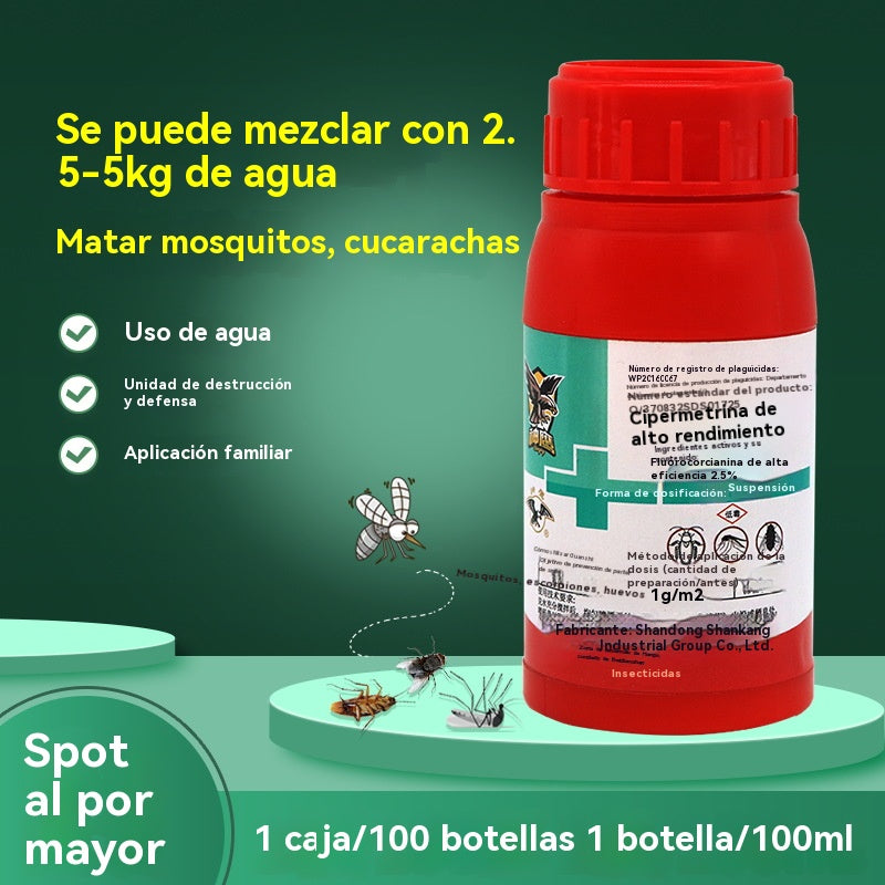 💥2 botellas👍Insecticida, mata moscas biológico, mata cucarachas, mata mosquitos, rociador para áreas grandes