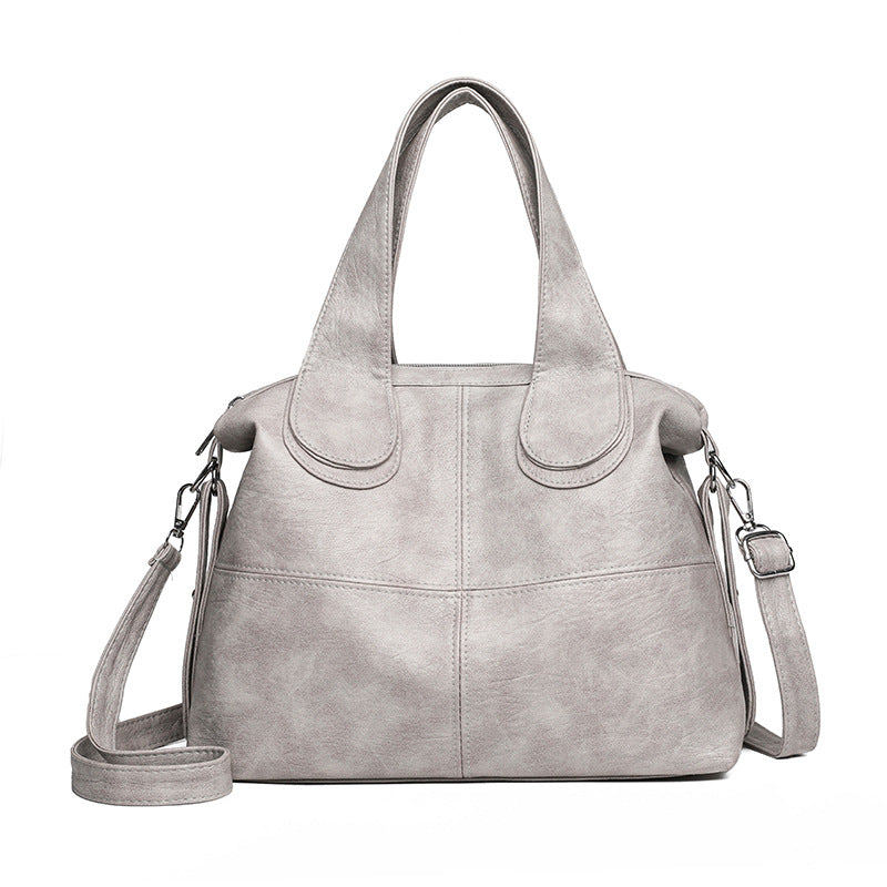 Bolso de mano para mujer 2026: piel suave, informal, versátil y de gran capacidad.