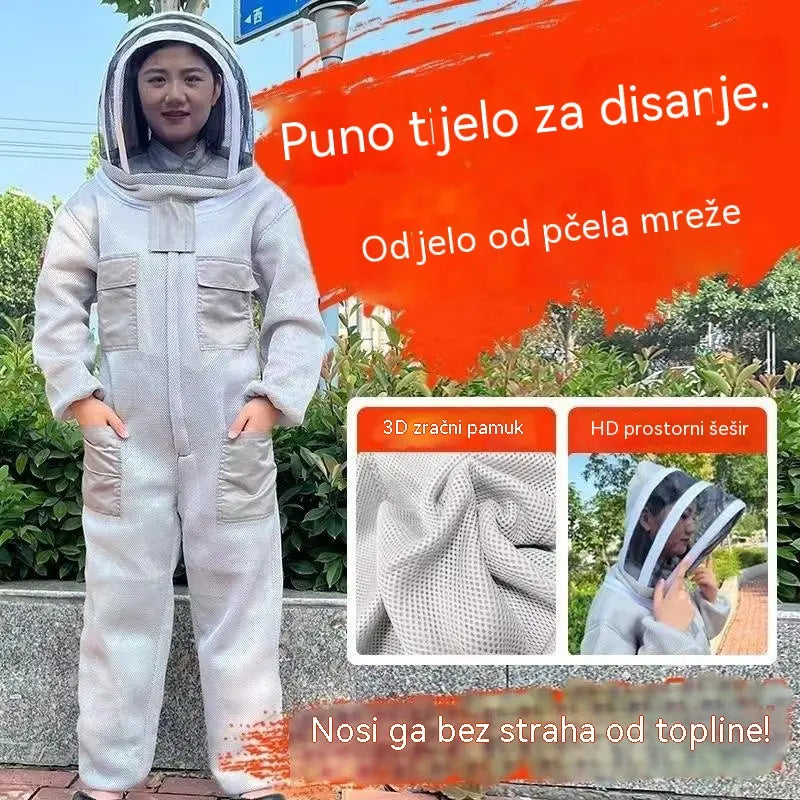 🌟Najniža cijena ograničeno vrije【M-2XL】🐝Pčelinji kombinezon izrađen od 3D pamučne mreže