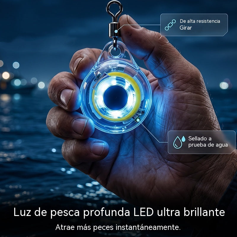 【5 piezas 26 euros】Mini linterna LED subacuática para pesca