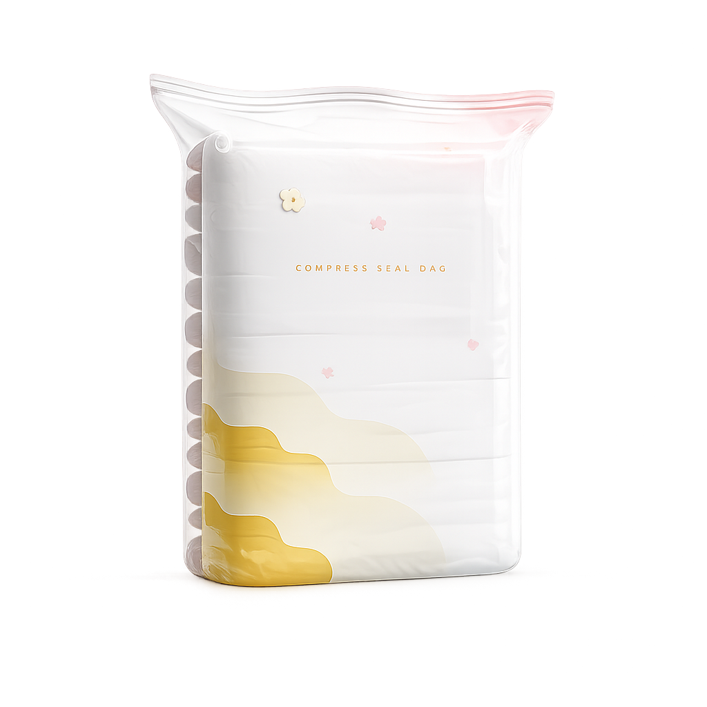🧳✈️ 【Pack de 5】Bolsas de Compresión al Vacío para Viaje – Ahorra hasta un 80% de Espacio sin Bomba