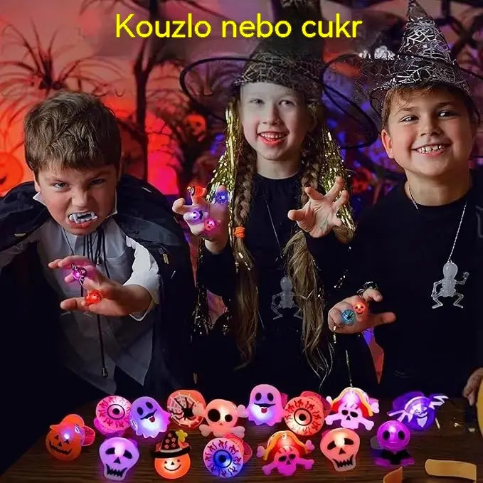 🎃50 kusů v krabičce👻✨Halloweenské ozdoby ve tvaru duchů!!