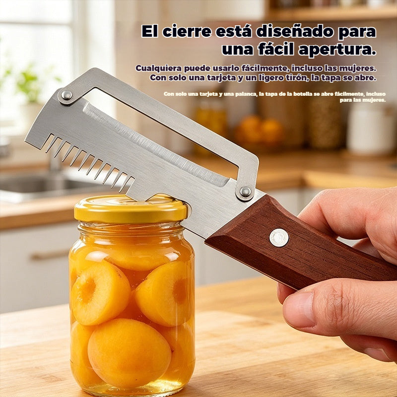 ✅Compra 1, llévate 1 gratis (dos artículos)🧅🔪 Pelador de cocina multifuncional 3 en 1: ¡Pela, pica verduras, corta carne y abre botellas! 🔥