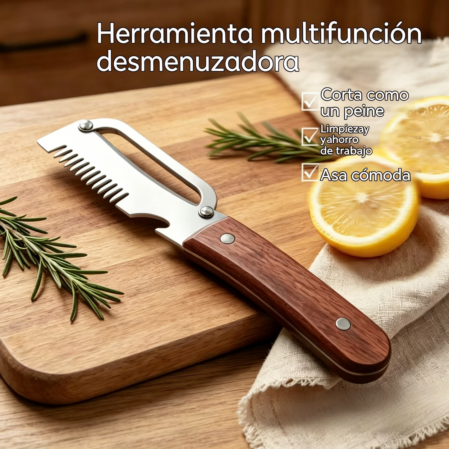 ✅Compra 1 y llévate 1 gratis (2 artículos) 🧅🔪 Pelador de cocina multifuncional 3 en 1: ¡Pela, corta y abre botellas! 🔥