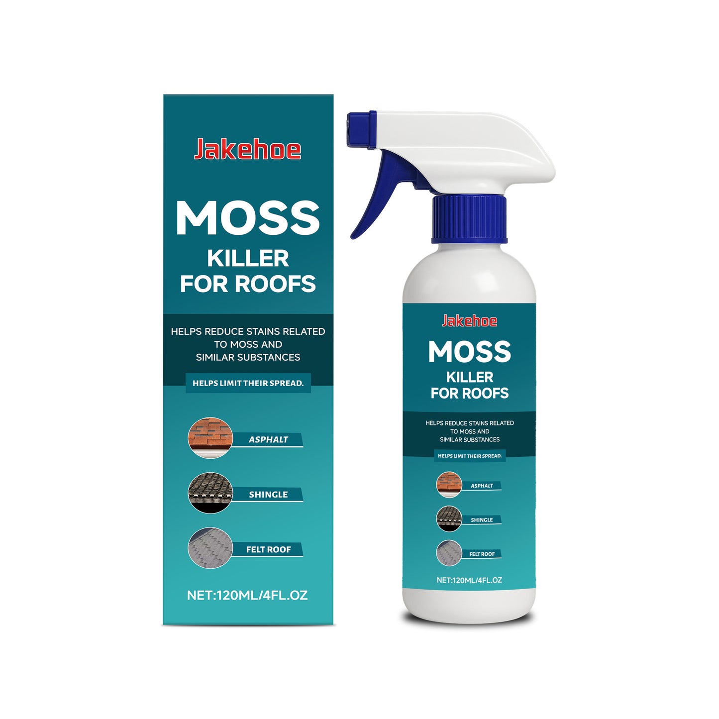 🔥Compra 1 y llévate 1 gratis🔥🌿Removedor versátil de musgo y algas para techos