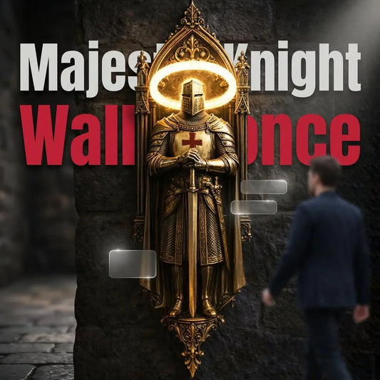 🛡️ Lámpara de pared de caballero y castillo medieval, lámpara acogedora de luz cálida ⚔️✨