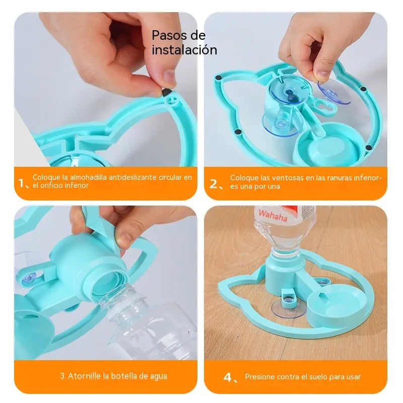 🐾 Mascota automática Dispensador de agua – Autorecarga por gravedad Cuenco de agua para perros y gatos