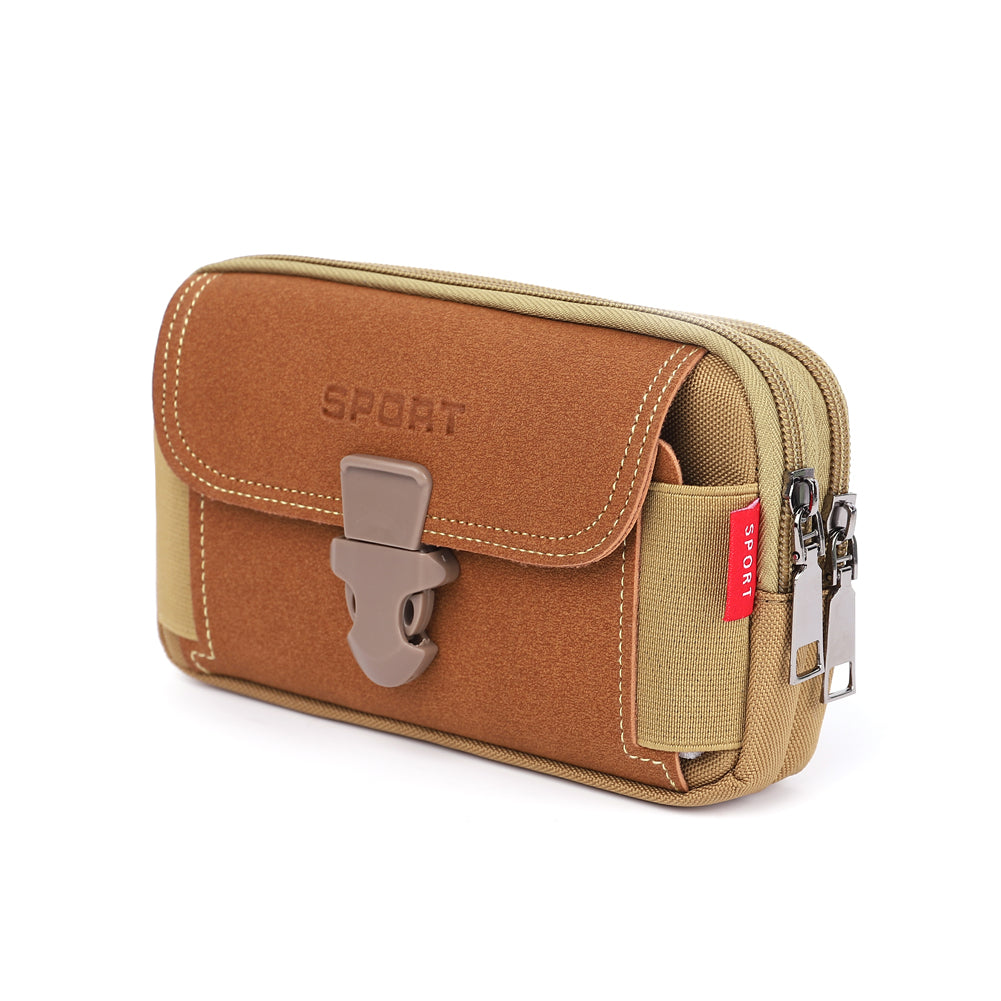 Bolso para teléfono móvil informal para hombre, bolso deportivo multifuncional para exteriores