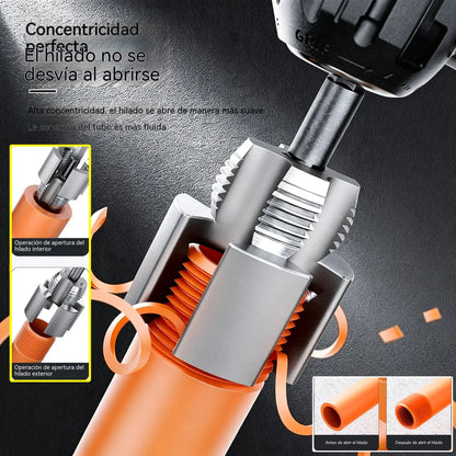 🔩 🔥Broca integrada para instalación de tuberías PPR: ¡fácil de usar y sin soldadura! [Juego de dos piezas: apto para tuberías de 1/2 pulgada y 3/4 de pulgada]