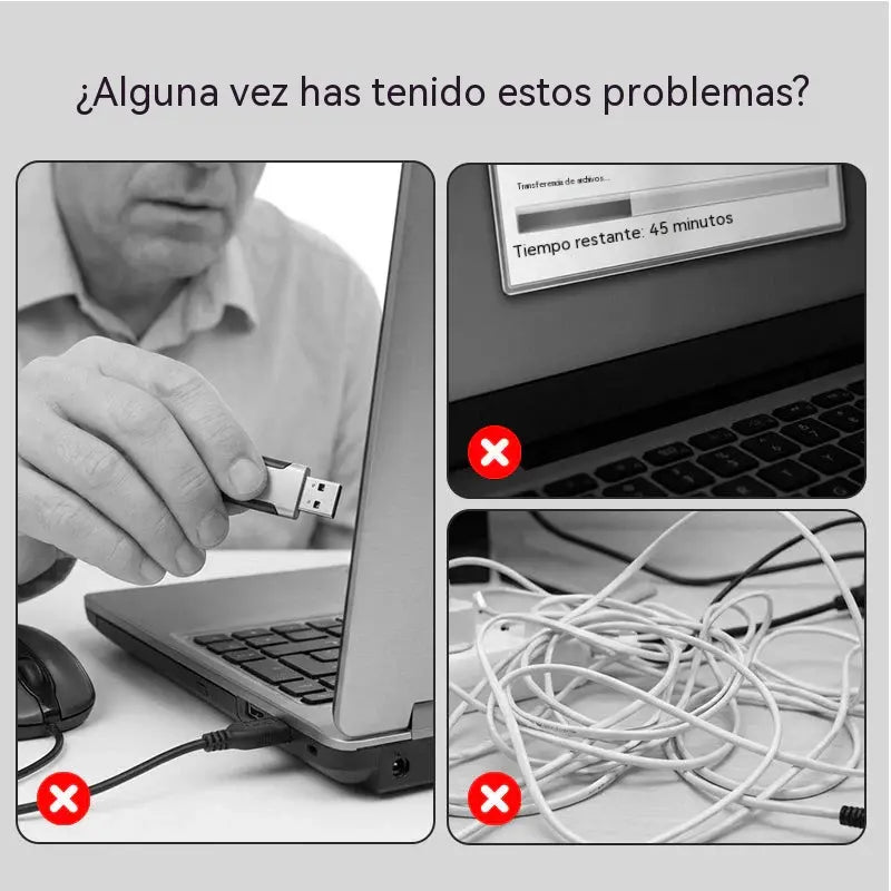 💻Hub USB-C portátil 5 en 1 con salida HDMI 4K