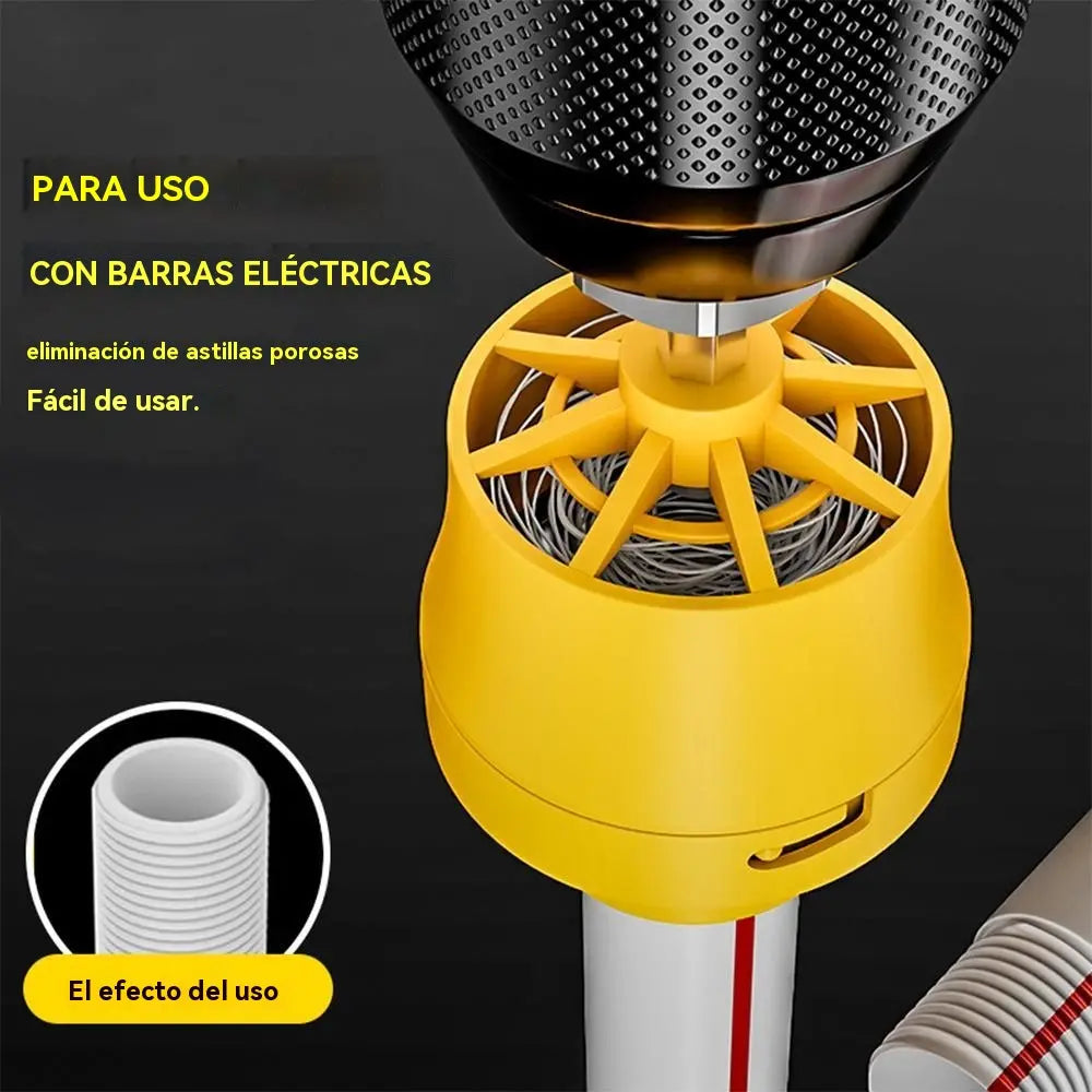【Juego de herramientas para abrir roscas internas + orificios de roscas externas】 Accesorio de Roscado para Tuberías de Agua