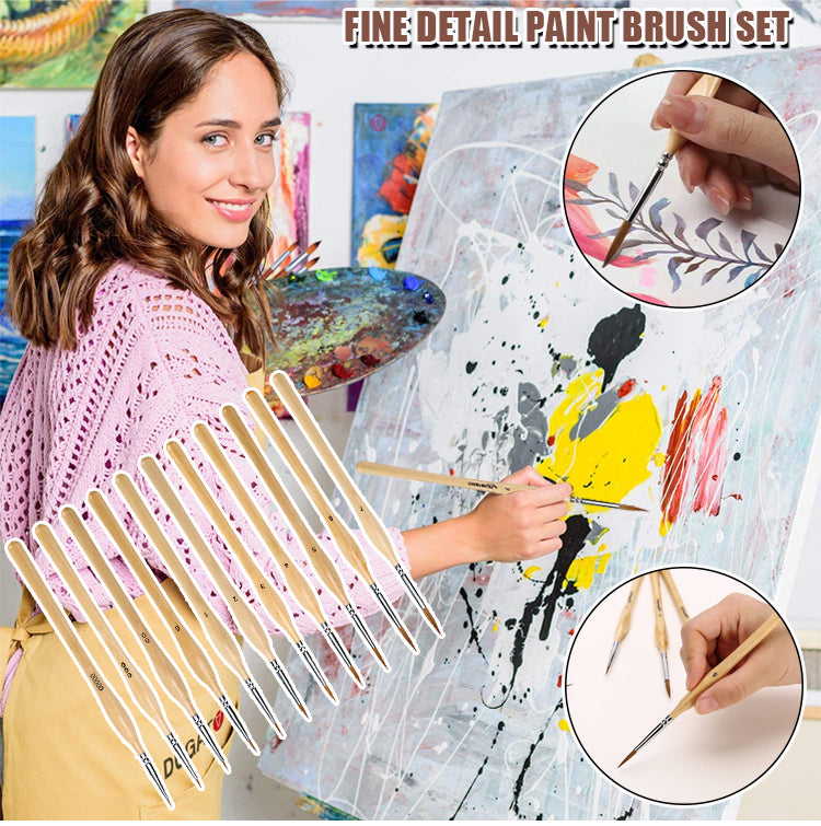 🎨【11piezas】✨Juego de pinceles artísticos de alta calidad