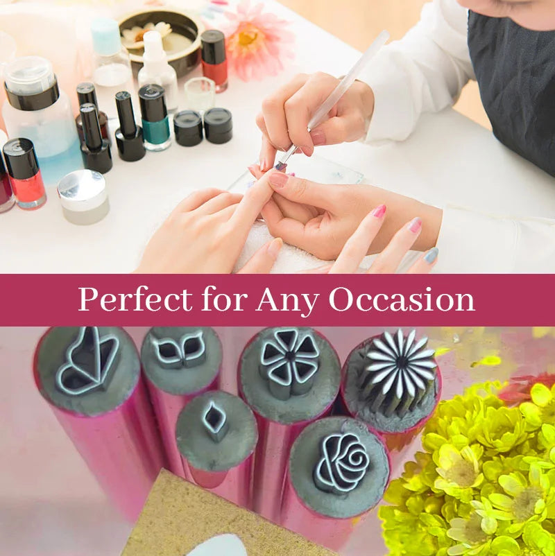 【6 piezas】 💅 Bolígrafo para sellos de uñas