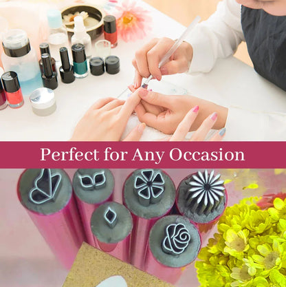【6 piezas】 💅 Bolígrafo para sellos de uñas
