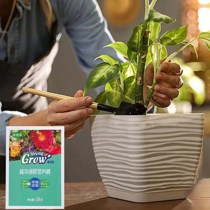 🌱🌱🔥【Compra 100 y llévate 100 gratis】【2 cajas/200 tubos】Abono sólido en barra para flores y plantas, que libera nutrientes lentamente después de ser insertado en el suelo