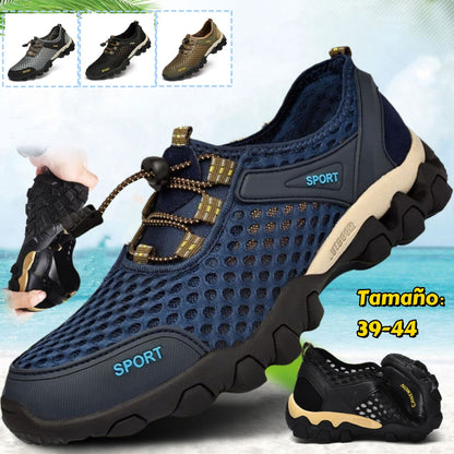 👓👓【39-44】2026 zapatos de senderismo al aire libre de verano de malla transpirable