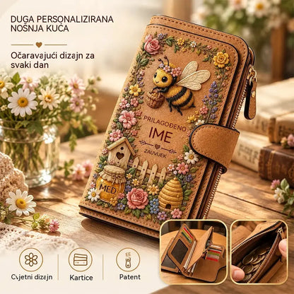 💰💰Personalizirani novčanik s reljefnim uzorkom vrta