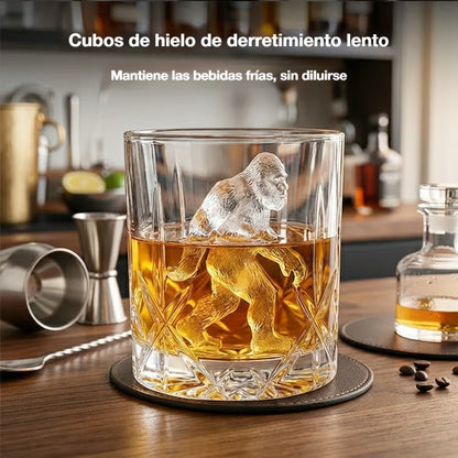 🔥Compra 1 y llévate 1 gratis🔥🥳¡OFERTA ESPECIAL 2026!🥳💞¡Más de 50.000 unidades vendidas!✨ 💝Molde de silicona para cubitos de hielo con forma de Bigfoot