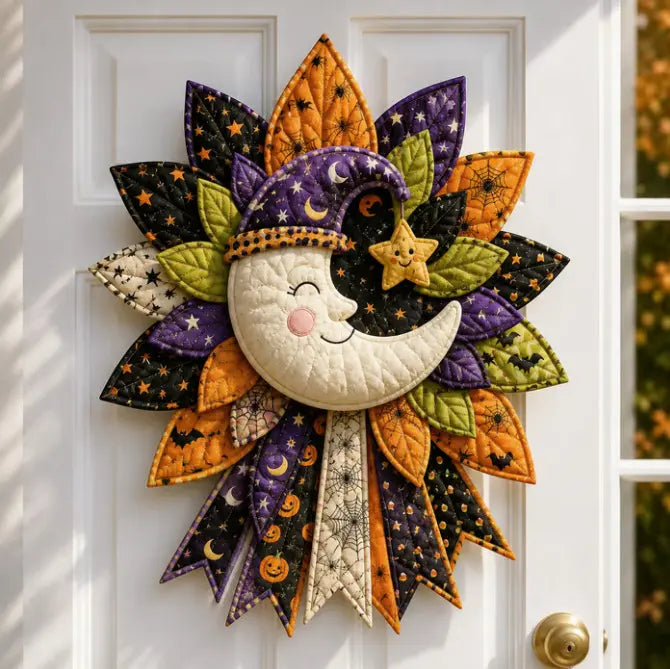 🎃✨🎄 Kit de costura DIY: Lazo decorativo hecho a mano para puertas (Halloween y Navidad)