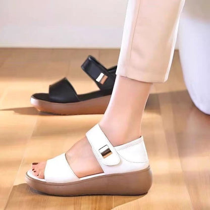 💞【35-40】Nuevas sandalias casuales con suela suave y tacón antideslizante de 2026.