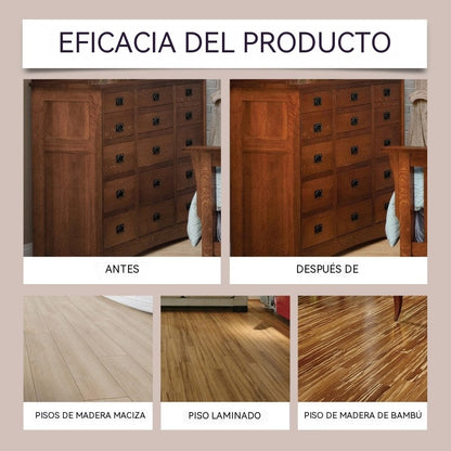 🏆 ¡Último día de la oferta especial! 🔥 Compra 1 y llévate 1 gratis 🎁 Spray de cera de abeja natural para el cuidado y renovación de suelos de madera.