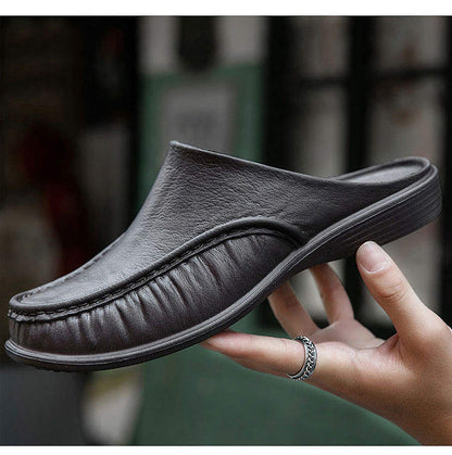 2026 Pantuflas informales para hombre, medias pantuflas transpirables para hombre