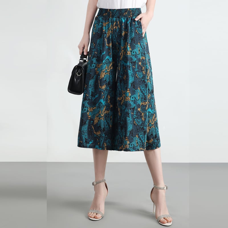 ❤️【M-5XL】Pantalones holgados estampados de cintura alta nuevos de 2026