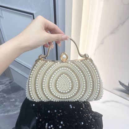 🔥【Novedad】 Nuevo bolso de mano de alta gama para mujer con bordado de perlas