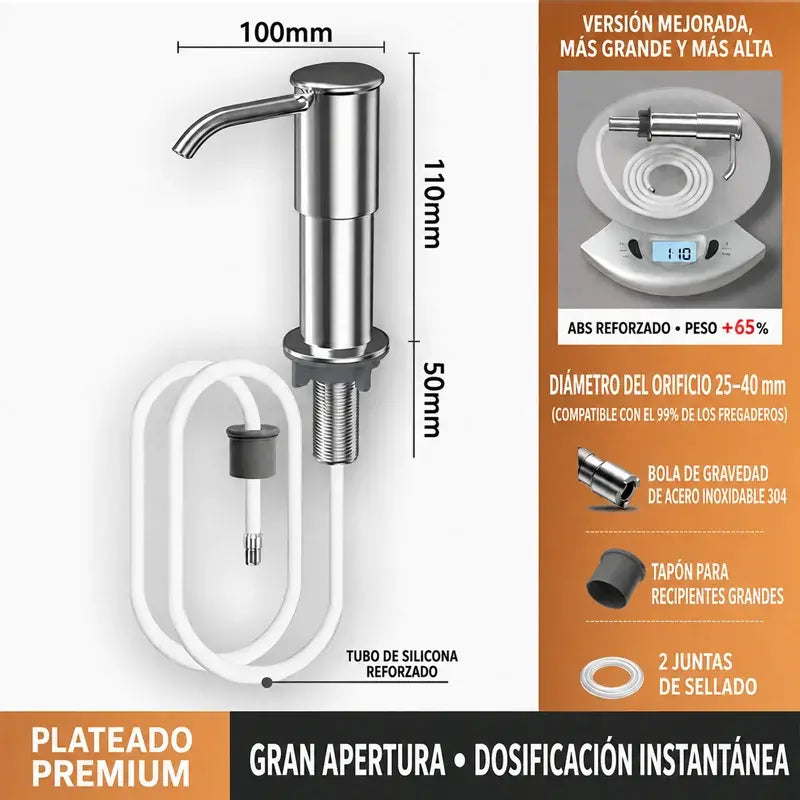 🧼 ¡El dispensador que hará tu cocina mucho más práctica!
