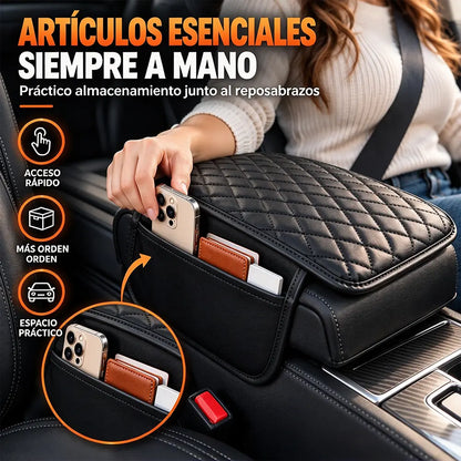 🔥 ¡50 % de descuento ahora! 🚗 Funda para reposabrazos de consola central (con bolsillo lateral de almacenamiento): suave acolchado protector combinado con funcionalidad de almacenamiento.