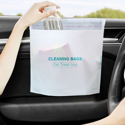 🚗🧴 【200 piezas】 Bolsas autoadhesivas para limpiar el coche: se adhieren a cualquier superficie y se mantienen firmemente en su lugar. Limpian y dejan todo impecable, sin residuos. 🧹✨