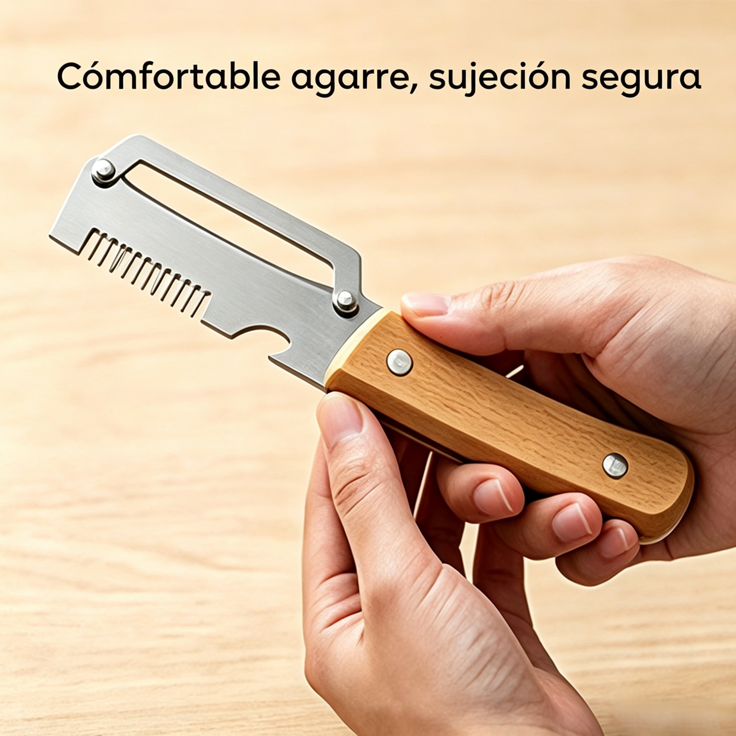 ✅2 piezas 22 euros🧅🔪 Pelador de cocina multifuncional 3 en 1: ¡Pela, corta y abre botellas! 🔥