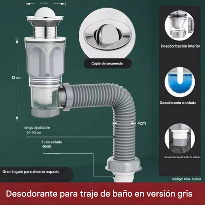 📢📢 ¡40% de descuento! ⏰🔥🛠️ Manguera de desagüe telescópica e inodora 🚿💨🧰