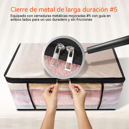 [3 piezas 28 euros]Bolsa de almacenamiento de plástico transparente, grande, resistente y gruesa para ropa, mudanzas y almacenamiento