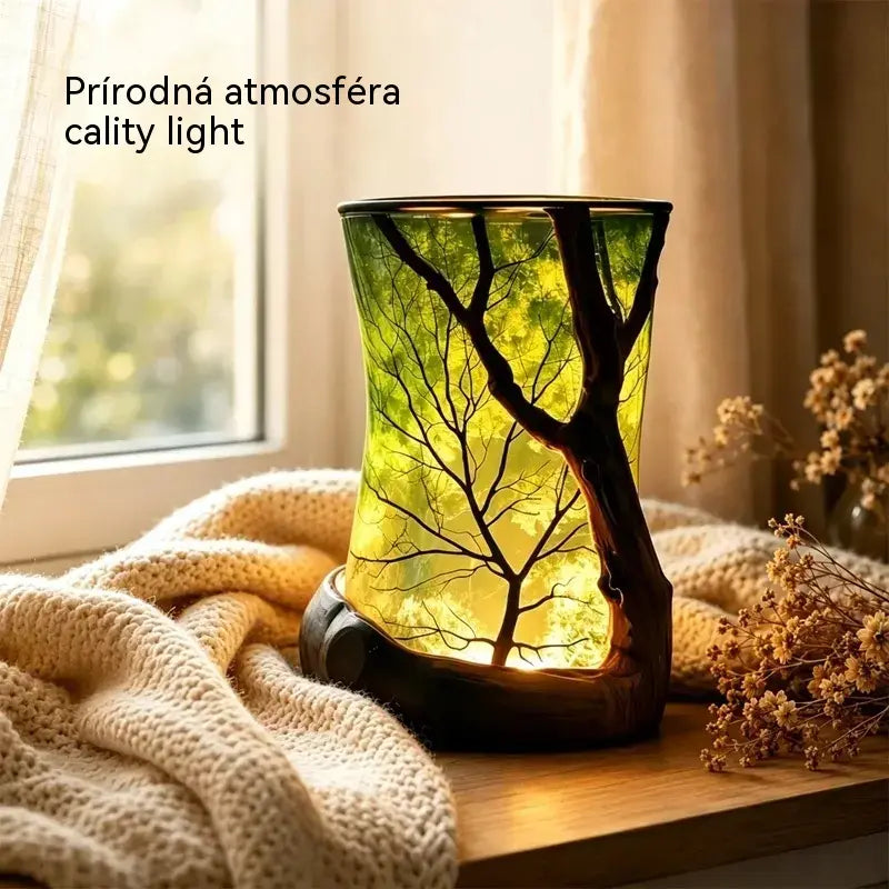 🍃✨ Magická lesná lampa s dizajnom listov | Osvetlite svoj domov prírodným šarmom
