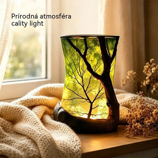 🍃✨ Magická lesná lampa s dizajnom listov | Osvetlite svoj domov prírodným šarmom