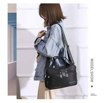 👜 【50% OFF】Bolso casual de tela Oxford – 💧ligero, impermeable y con gran capacidad 📦 3 formas de llevarlo: ✋mano, 🦾hombro o 🎒bandolera. 🌟