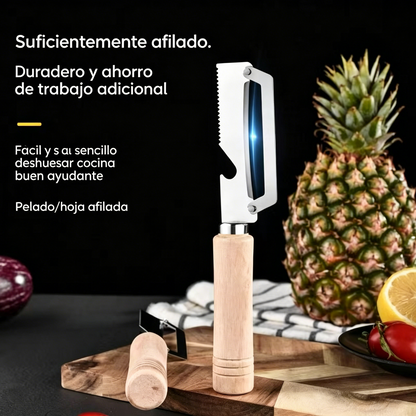 ✅Compra 1 y llévate 1 gratis (2 artículos) 🧅🔪 Pelador de cocina multifuncional: ¡Pela, corta verduras, abre botellas! 🔥