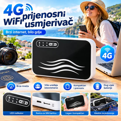 🌍🛜 Globalni prijenosni Wi-Fi —nije potrebna viza—: pristup internetu bilo kada i bilo gdje.