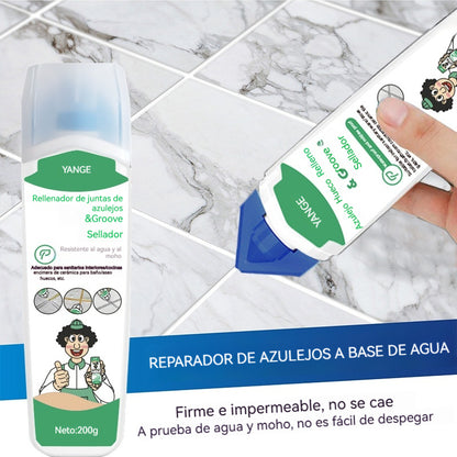 🔥[2 piezas 29 euros] Lápiz sellador y rellenador de juntas de azulejos resistente al agua