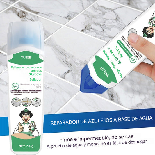 🔥[2 piezas 29 euros] Lápiz sellador y rellenador de juntas de azulejos resistente al agua