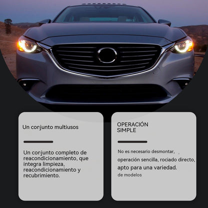 🚗💡Kit de reparación de faros para coches antiguos: restaura la claridad y mejora la visibilidad nocturna.